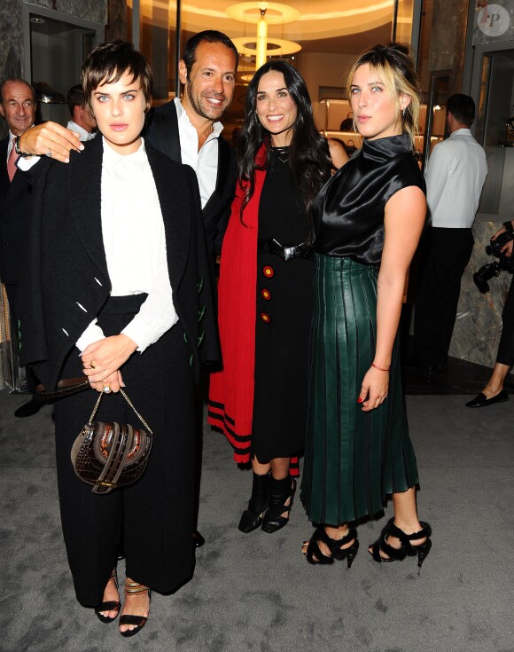 Tallulah Willis, Demi Moore et Scout Willis - Soirée Salvatore Ferragamo Celebrates 100 Years à Hollywood, à la boutique Ferragamo sur Rodeo Drive à Los Angeles, le 9 septembre 2015