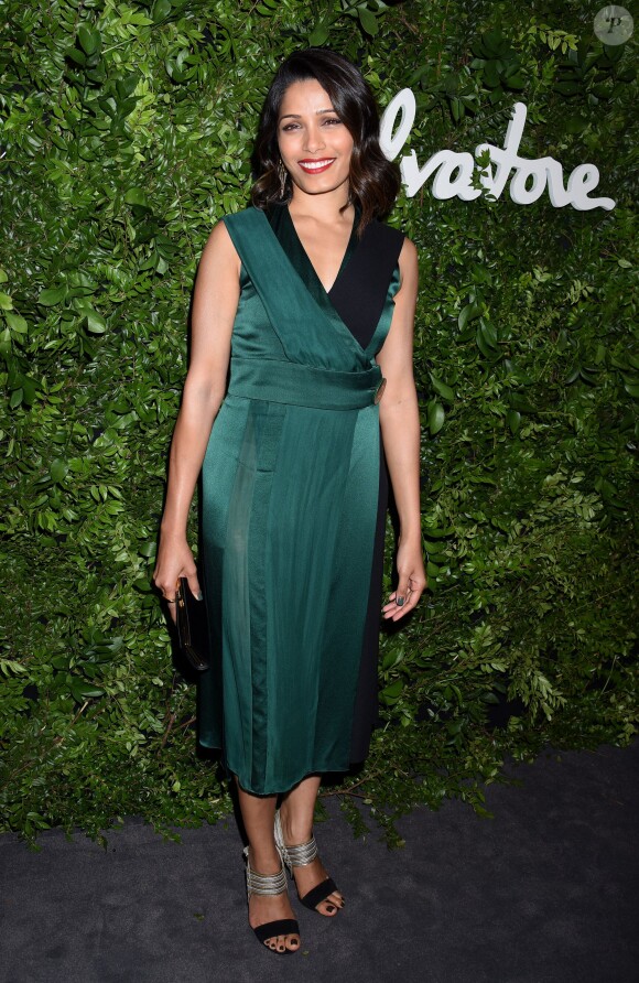 Freida Pinto - Soirée Salvatore Ferragamo Celebrates 100 Years à Hollywood, à la boutique Ferragamo sur Rodeo Drive à Los Angeles, le 9 septembre 2015