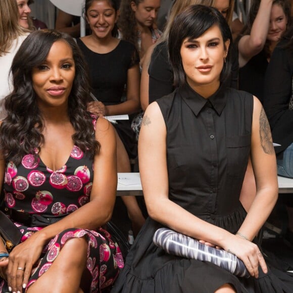 June Ambrose, Rumer Willis - Défilé de mode Zac Posen Printemps 2016 à l'Industria Superstudio de New York le 8 septembre 2015