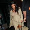 Kim Kardashian quitte son appartement à SoHo. New York, le 10 septembre 2015.