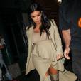 Kim Kardashian quitte son appartement à SoHo. New York, le 10 septembre 2015.
