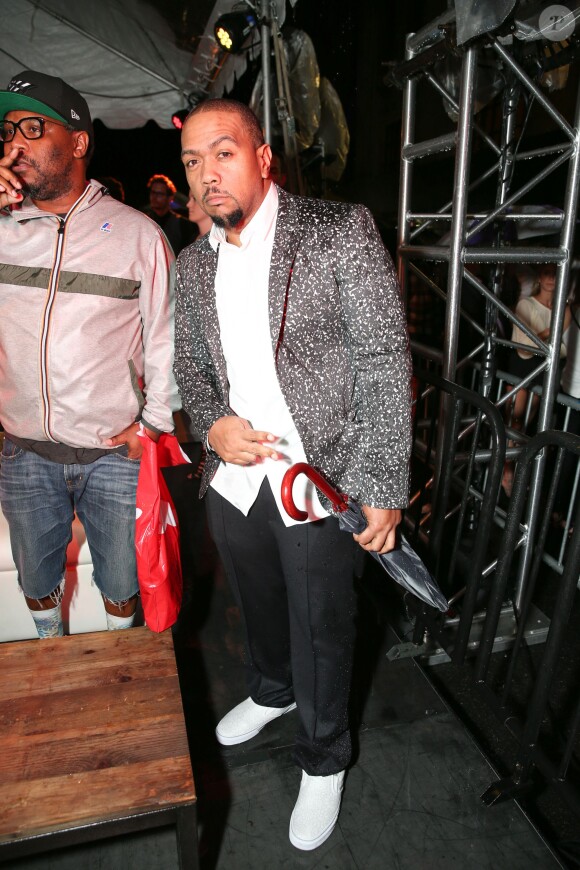 Timbaland assiste à la block party de Rihanna au New York Edition. New York, le 10 septembre 2015.