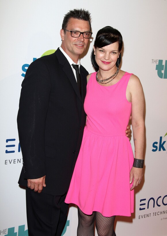 Pauley Perrette et son fiancé Thomas Arklie lors du gala annuel "Thirst" à Beverly Hills, le 24 juin 2014