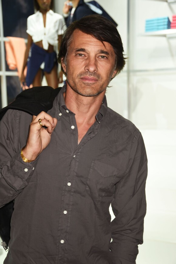 Olivier Martinez assiste à la présentation de la collection Gant printemps-été 2016 aux Spring Studios. New York, le 10 septembre 2015.