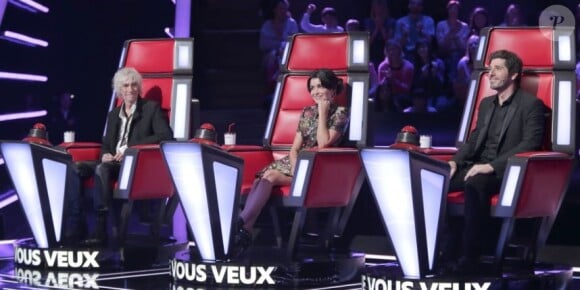Louis Bertignac, Jenifer et Patrick Fiori, jury de The Voice Kids saison 2.