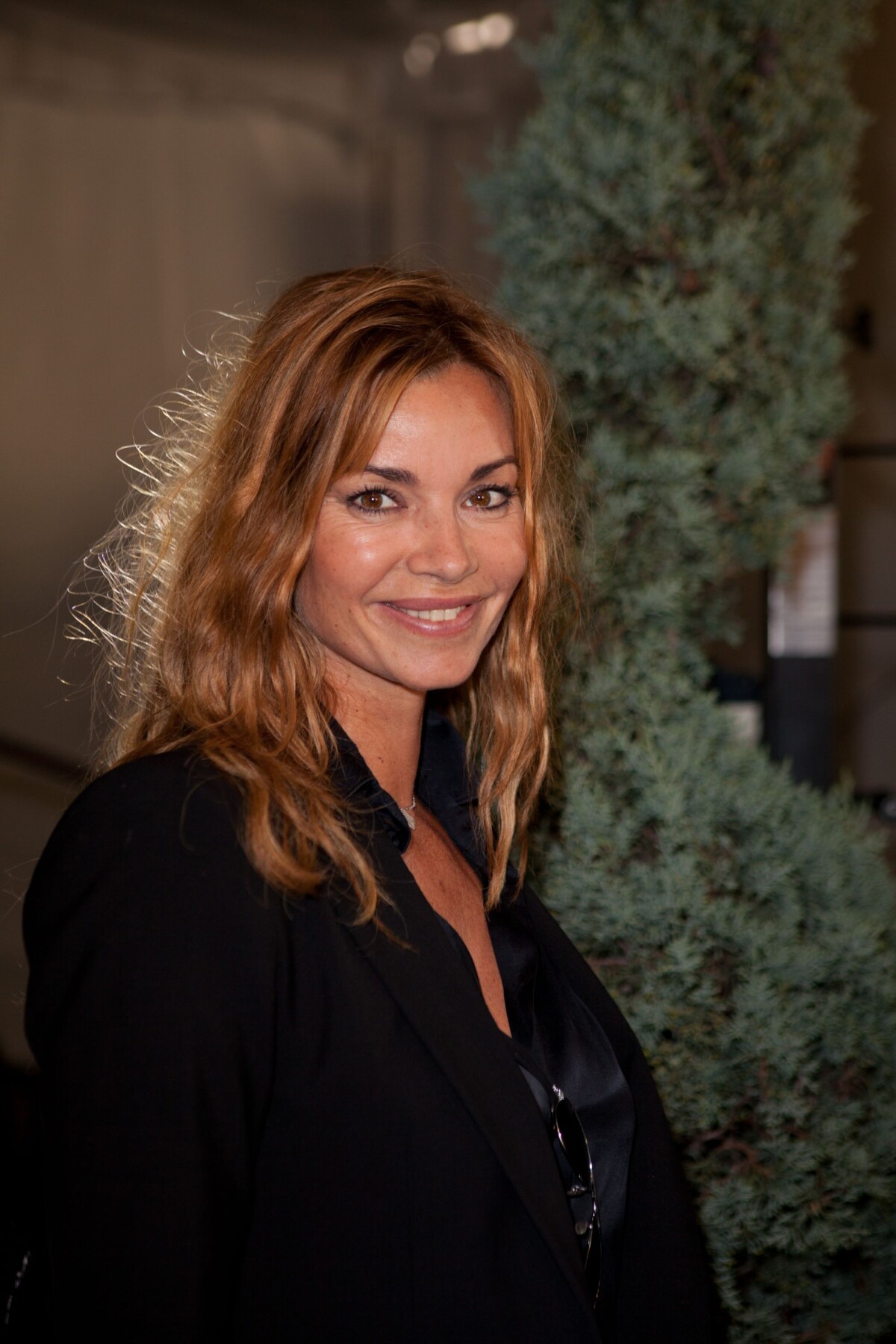 Photo Ingrid Chauvin, à Beausoleil le 11 octobre 2014. Purepeople