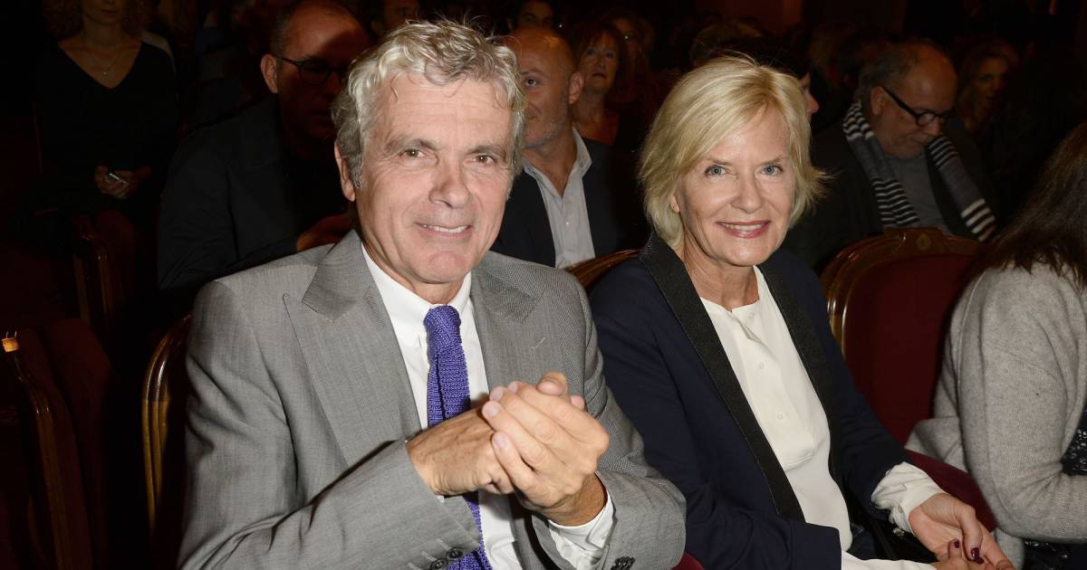 Claude Sérillon et sa compagne Catherine Ceylac Générale de la pièce de théâtre Le Mensonge au