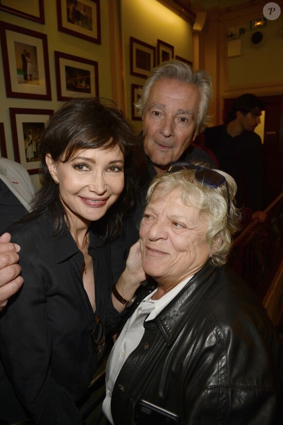 Josée Dayan, Pierre Arditi et sa femme Evelyne Bouix - Générale de la pièce de théâtre "Le Mensonge" au théâtre Edouard VII à Paris, le 14 septembre 2015.