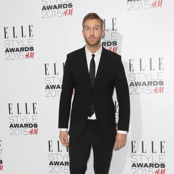 Calvin Harris - Arrivées à la cérémonie des "ELLE Style Awards 2015" à Londres, le 24 février 2015.