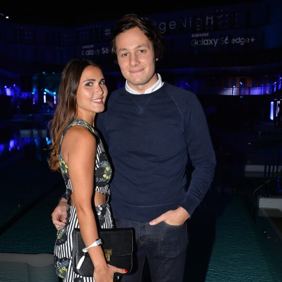 Joyce Jonathan et Vianney - Soirée Samsung "New Edge Night" pour la sortie du nouveau Samsung Galaxy GS6 edge + à la piscine Molitor à Paris le 15 septembre 2015.