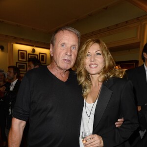 Yves Rénier et Mathilde Seigner à Paris, le 16 septembre 2013.