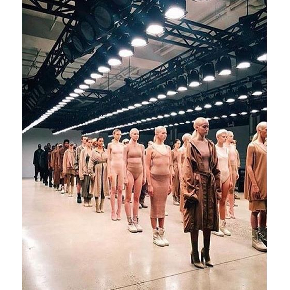 Présentation de la collection Yeezy Season 2 au Skylight Modern. Photo publiée le 16 septembre 2015.