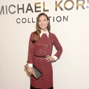 Olivia Wilde assiste au défilé Michael Kors Collection (collection printemps-été 2016) aux Spring Studios. New York, le 16 septembre 2015.