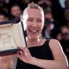 Emmanuelle Bercot (prix d'interprétation féminine pour le film "Mon Roi") - Cérémonie de clôture du 68e Festival International du film de Cannes, le 24 mai 2015.