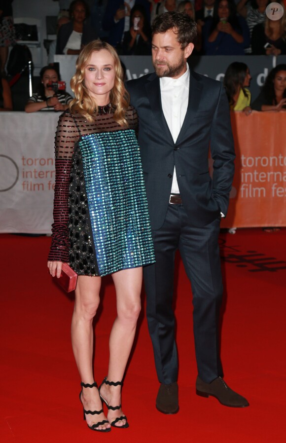 Joshua Jackson et sa compagne Diane Kruger à l'avant-première du film "Maryland" lors du Festival International du Film de Toronto le 17 septembre 2015