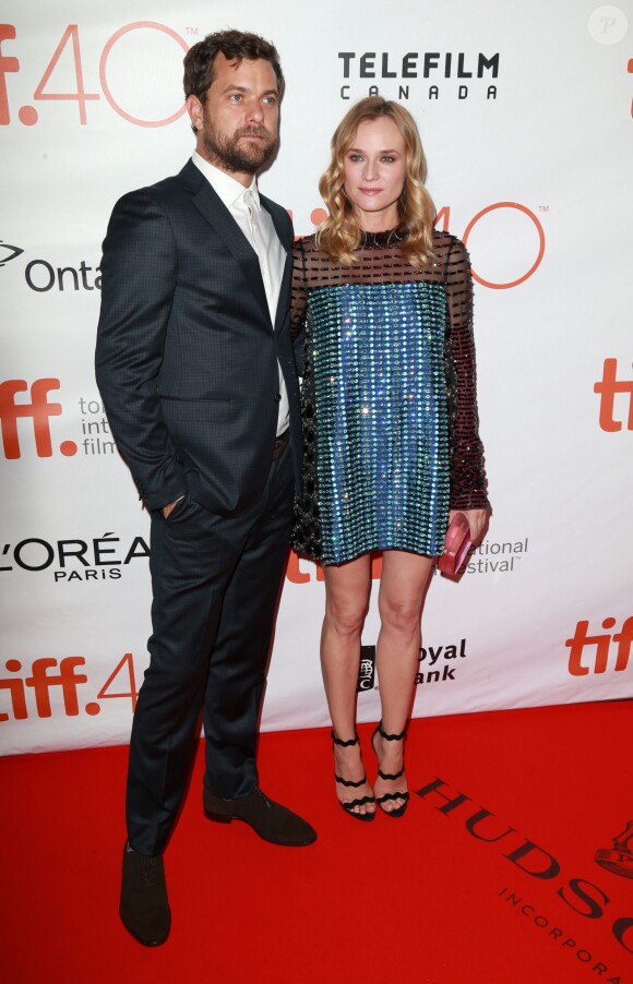 Joshua Jackson et sa compagne Diane Kruger à l'avant-première du film "Maryland" lors du Festival International du Film de Toronto le 17 septembre 2015