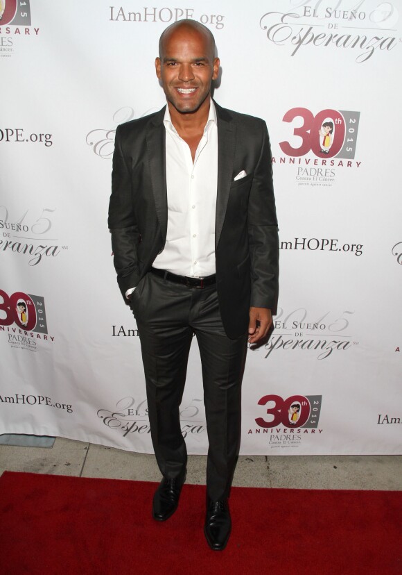 Amaury Nolasco, à la soirée de gala El Sueno De Esperanza 2015 pour l'association Padres Contra el Cancer à Los Angeles, le 17 septembre 2015.