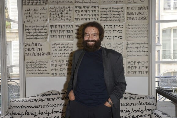 Marek Halter - Soirée du Nouvel An juif chez Marek Halter à Paris le 20 septembre 2015.