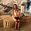 Alyssa Milano et sa fille Elizabella sur Instagram. Septembre 2015