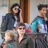 Kylie Jenner et son petit ami Jaden Smith vont dejeuner avec des amis au Urth Caffe a West Hollywood, le 19 novembre 2013.