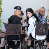 Exclusif - No Web No Blog - Jaden Smith, accompagne de sa soeur Willow, et Kylie Jenner se sont retrouves au Urth Cafe a West Hollywood. Le 17 juillet 2013