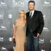 Blake Shelton et sa femme Miranda Lambert - People à la cérémonie des "Academy Of Country Music Awards" 2014 à Las Vegas, le 6 avril 2014.