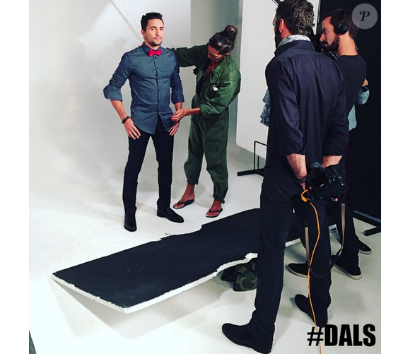 Olivier Dion - Shooting photo pour l'émission Danse avec les stars 6 (TF1). Le 24 septembre 2015.