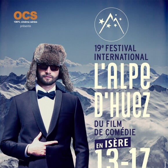 Affiche officielle du 19e Festival International du Film de Comédie de l'Alpe d'Huez.