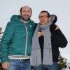 Kad Merad et Dany Boon à l'Alpe d'Huez le 16 Janvier 2014