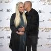 Ashlee Simpson, enceinte et son mari Evan Ross à la première de « Just Before I Go » à Hollywood, le 20 avril 2015