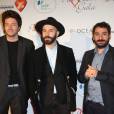 Jean Imbert, Yoann Lemoine (Woodkid) et Mouloud Achour lors du "Par Coeur Gala" pour les 10 ans de l'association "Cekedubonheur" au pavillon d'Armenonville à Paris le 24 septembre 2015