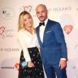 Cartman et sa femme Aurélia Crebessegues lors du "Par Coeur Gala" pour les 10 ans de l'association "Cekedubonheur" au pavillon d'Armenonville à Paris le 24 septembre 2015