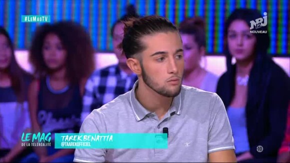 Tarek Benattia dans le Mag' de la télé-réalité de NRJ12, le 25 septembre 2015.
