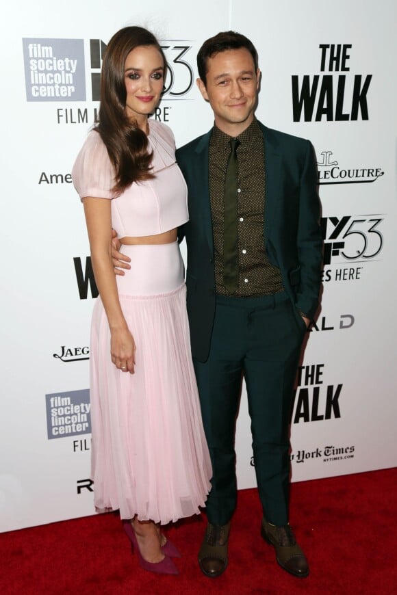 Charlotte Le Bon et Joseph Gordon-Levitt - Première de "The Walk" pour l'ouverture du 53e Festival du film de New York au Lincoln Center le 26 septembre 2015.