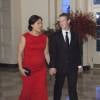 Mark Zuckerberg et son épouse Priscilla Chan au dîner d'état pour le président chinois Xi et Madame Peng Liyuan à la Maison Blanche, Washington, le 25 septembre 2015