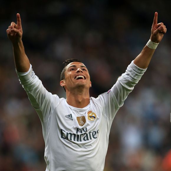 Cristiano Ronaldo lors d'une rencontre de Ligue des champions entre le Chakhtar Donestsk et le Real Madrid au Santiago Bernabeu de Madrid, le 15 septembre 2015