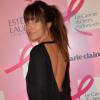 Caroline Nielsen (compagne de Patrick Bruel) - Soirée de lancement d'Octobre Rose (le mois de lutte contre le cancer du sein) au Palais Chaillot à Paris le 28 septembre 2015