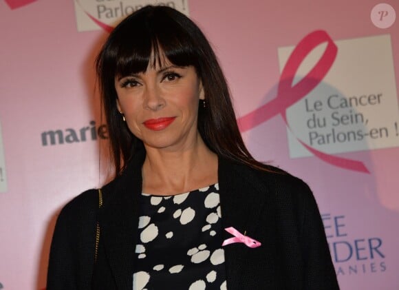 Mathilda May - Soirée de lancement d'Octobre Rose (le mois de lutte contre le cancer du sein) au Palais Chaillot à Paris le 28 septembre 2015
