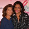 Marielle Fournier et Laurence Roustandjee - Soirée de lancement d'Octobre Rose (le mois de lutte contre le cancer du sein) au Palais Chaillot à Paris le 28 septembre 2015