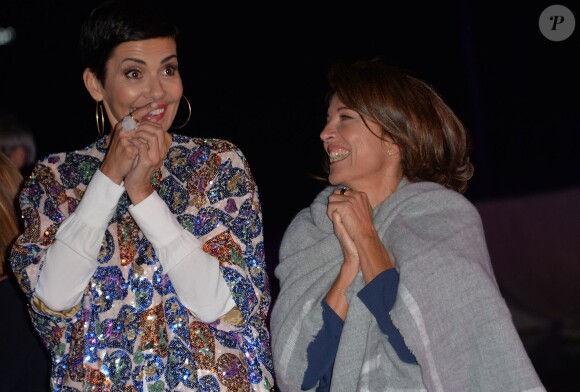 Cristina Cordula et Marielle Fournier - Soirée de lancement d'Octobre Rose (le mois de lutte contre le cancer du sein) au Palais Chaillot à Paris le 28 septembre 2015