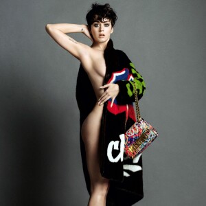Katy Perry pose nue pour la nouvelle campagne de la marque Moschino publiée le 15 juin 2015. Elle devient l'égérie de Moschino  Katy Perry bares her naked killer body in latest Moschino fashion campaign images, published on June 15, 2015.15/06/2015 - New York