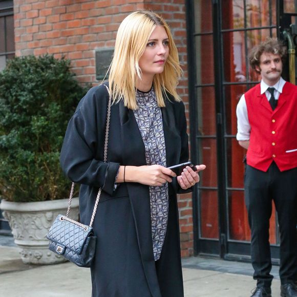 Mischa Barton - People à la sortie du Bowery Hotel à New York, le 5 mai 2015.