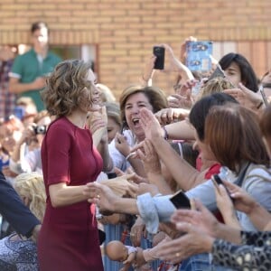 La reine Letizia d'Espagne inaugurait le 1er octobre 2015 à l'Institut d'éducation secondaire Javier García Téllez à Caceres l'année scolaire 2015-2016 dans l'enseignement technique.