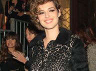 Fashion Week : Louise Bourgoin ravissante et féline au défilé Lanvin
