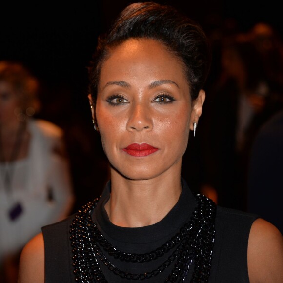Jada Pinkett Smith - People au défilé de mode "Barbara Bui", collection prêt-à-porter printemps-été 2016, au Grand Palais à Paris. Le 1er octobre 2015.