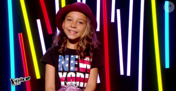 Estelle éliminée dans The Voice Kids, le vendredi 2 octobre 2015, sur TF1.