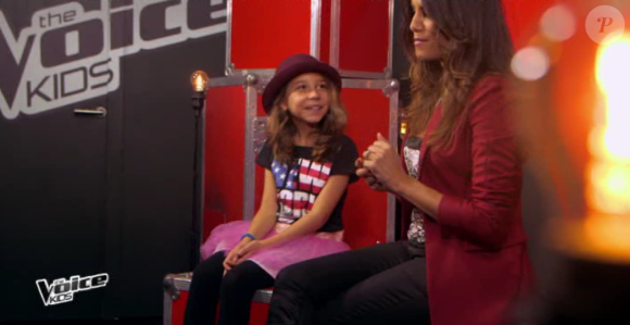 Estelle éliminée dans The Voice Kids, le vendredi 2 octobre 2015, sur TF1.