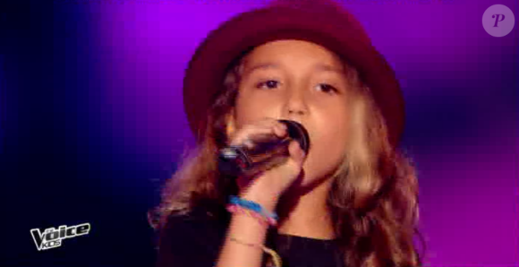 Estelle éliminée dans The Voice Kids, le vendredi 2 octobre 2015, sur TF1.