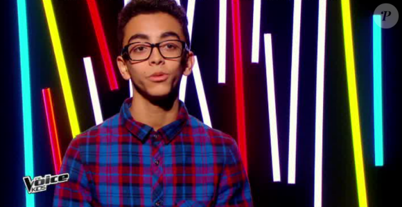 Bilal rejoint l'équipe de Patrick Fiori dans The Voice Kids, le vendredi 2 octobre 2015, sur TF1.