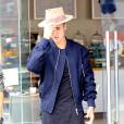 Justin Bieber est allé déjeuner avec sa petite soeur Jazmyn, Kendall Jenner et Hailey Baldwin à Los Angeles, le 23 avril 2015